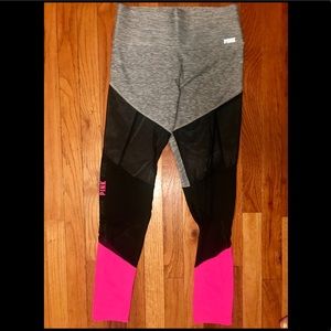 High Waist Bonded Mesh Sport Legging